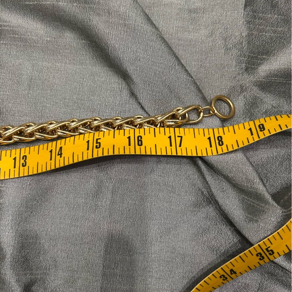 New💜 Gold Sunlit Braid Necklace by EM💜 - Picture 4 of 7